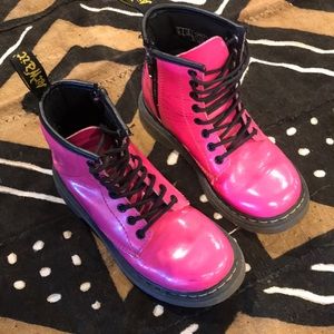 Little Kids 12 Hot Pink Doctor Martens Boots